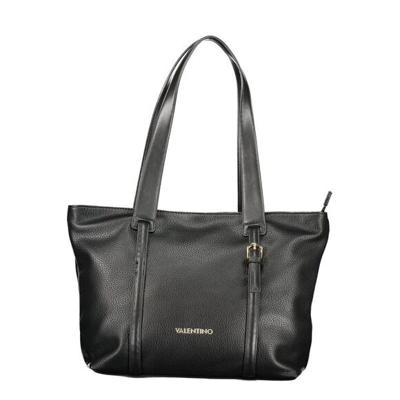 Mario Valentino Nero Polyurethane Women Shoulder Women's Bag